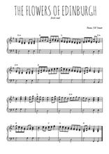 Téléchargez l'arrangement pour piano de la partition de The Flowers of Edinburgh en PDF